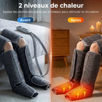 Masseur de Compression pour Jambes – Soulagement Musculaire avec Chaleur Aosom